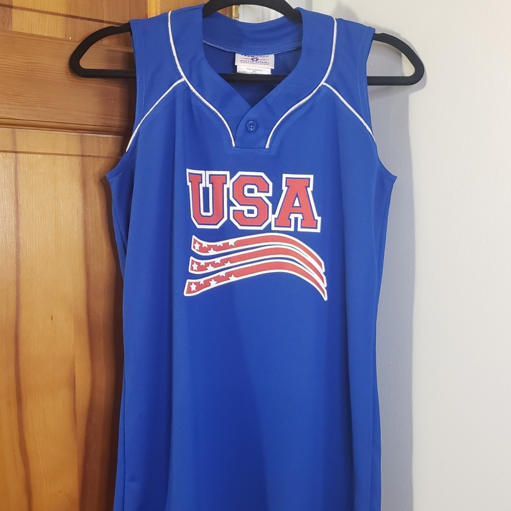 Teamwork Athletic Apparel Women's USA Uniform Top